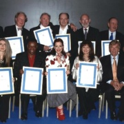 Recieving the BASCA Gold Badge Award, November 2007