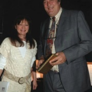 With Stephen Fry at the concert rehearsal at Cadogan Hall