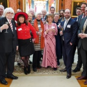 Debbie Wiseman and the Coronation composers and music team at Buckingham Palace 2023